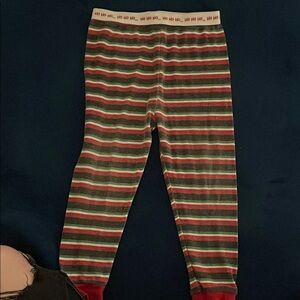 Festive Striped Kids Pajamas